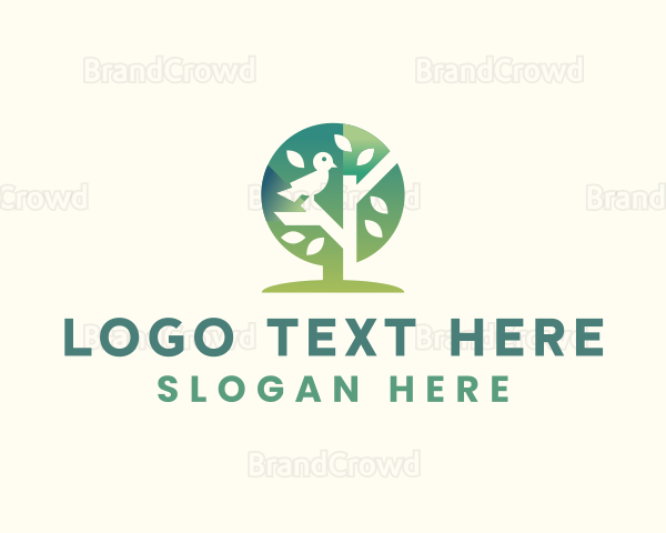 Eco Tree Bird Logo