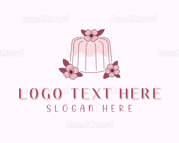 Floral Bundt Cake Logo