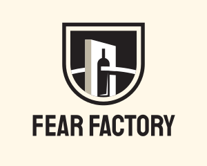 Wine Factory Crest logo design