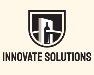 Wine Tasting - Wine Factory Crest logo design
