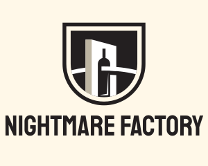 Wine Factory Crest logo design