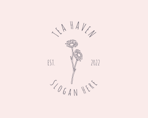 Hand Drawn Daisy Beauty logo design