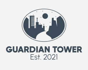 Cityscape Urban Tower  logo design