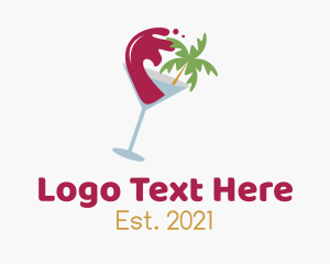 Bistro - Tropical Beach Wine logo design