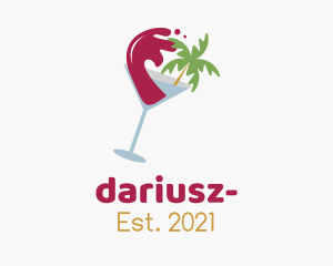 Tour - Tropical Beach Wine logo design