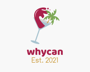 Nightclub - Tropical Beach Wine logo design