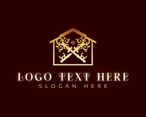 Home - Luxury Real Estate Key logo design