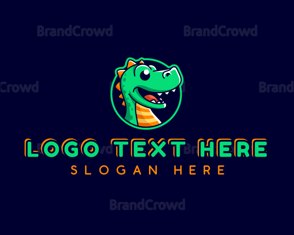 Dinosaur Raptor Mascot Logo