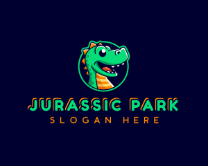 Jurassic - Dinosaur Raptor Mascot logo design