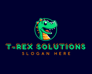 Dinosaur Raptor Mascot logo design