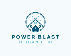 Pressure Washer Cleaner logo design