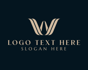 Couture - Luxury Boutique Letter W logo design