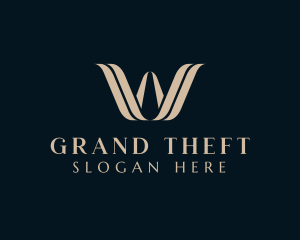 Luxury Boutique Letter W Logo