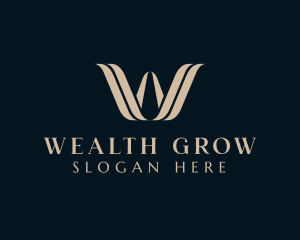 Luxury Boutique Letter W logo design