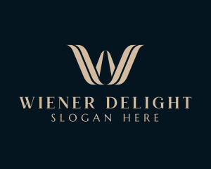 Luxury Boutique Letter W logo design