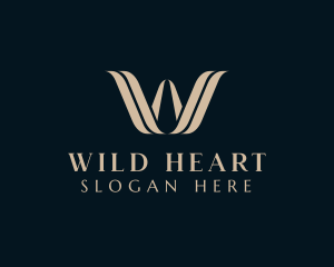 Luxury Boutique Letter W logo design