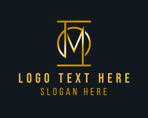 High Class - Golden Classy Hotel logo design