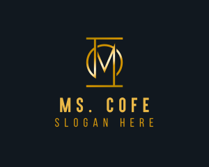 Classy Boutique Letter M logo design