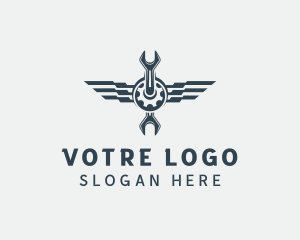 Auto Repair - Industrial Mechanic Tools logo design