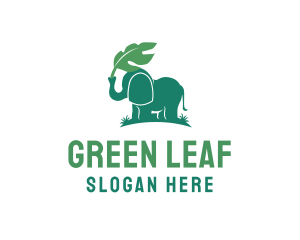 Herbs - Wild Elephant Leaf logo design