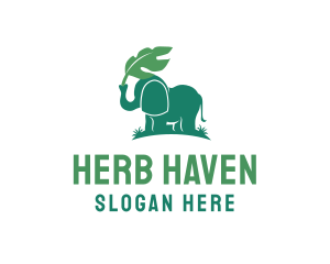 Herbs - Wild Elephant Leaf logo design