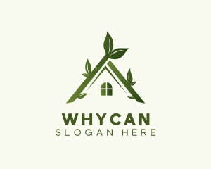Property - Natural House Leaves logo design