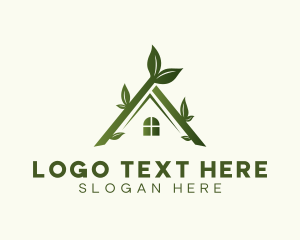 Botany - Natural House Leaves logo design