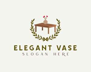 Vase - Table Vase Furniture logo design