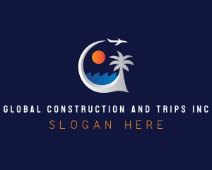 Island Tour Vacation Logo
