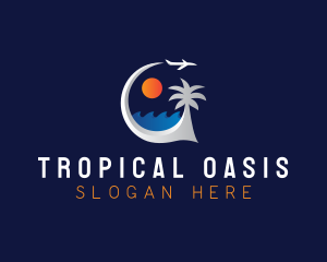 Island Tour Vacation logo design