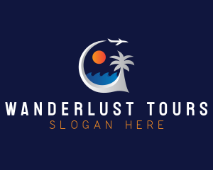 Island Tour Vacation logo design