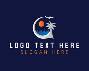 Tour Guide - Island Tour Vacation logo design