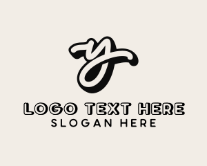 Company - Generic Cursive Business Letter Y logo design