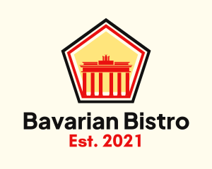 German - Ancient German Landmark logo design