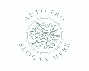 Scent - Flower Bouquet Spa logo design