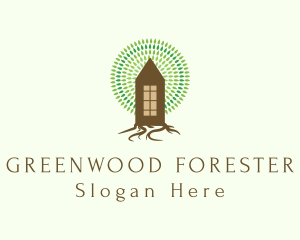 Forest Tree House logo design