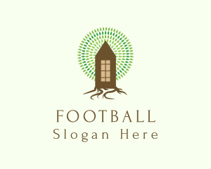 Suburban - Forest Tree House logo design
