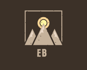 Explorer - Mountain Summit Campsite logo design