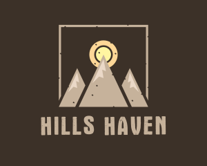 Mountain Summit Campsite logo design