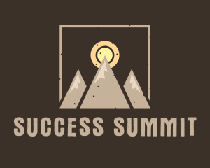 Mountain Summit Campsite logo design