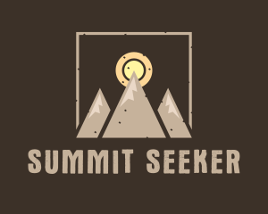 Mountain Summit Campsite logo design