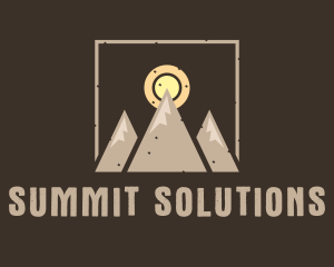 Mountain Summit Campsite logo design