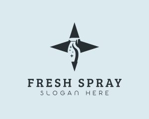 Housekeeping Spray Bottle logo design