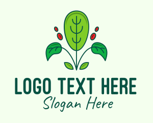 Nature - Eco Plant Gardening logo design