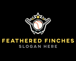 Baseball Game Shield logo design