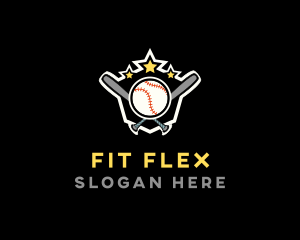 Activewear - Baseball Game Shield logo design