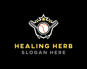 Baseball Game Shield logo design