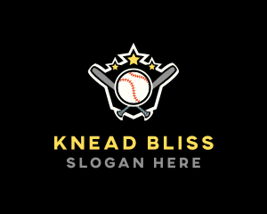 Baseball Game Shield logo design