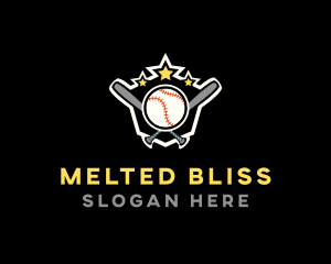 Baseball Game Shield logo design