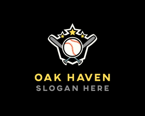 Baseball Game Shield logo design